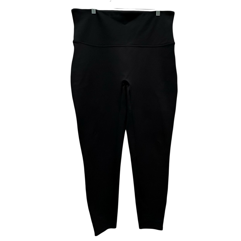 SPANX Black Ponte Ankle Leggings | Size 2X Tall - Picture 3 of 13